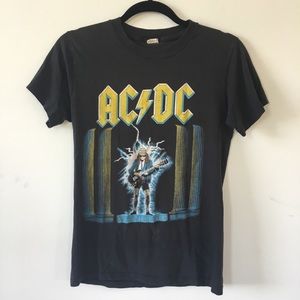 Vintage AC/DC concert shirt 1986